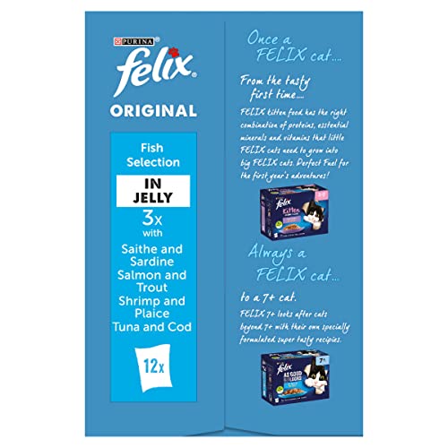 Felix Original 7+ Variety in Jelly Cat Food