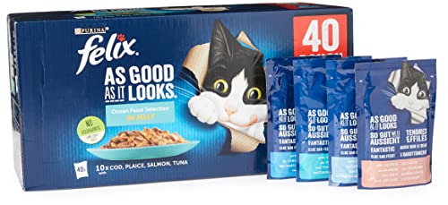 Felix Original 7+ Variety in Jelly Cat Food