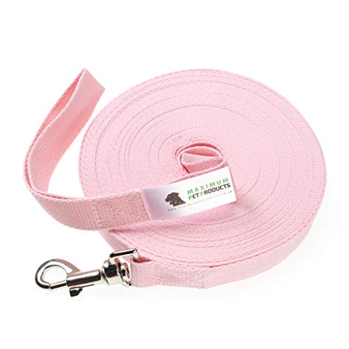 Maximum Pet Products 65ft 20M Dog & Horse Training Lunge Lead. 25mm - 1" Wide. Very Strong