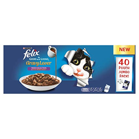 Felix Original 7+ Variety in Jelly Cat Food
