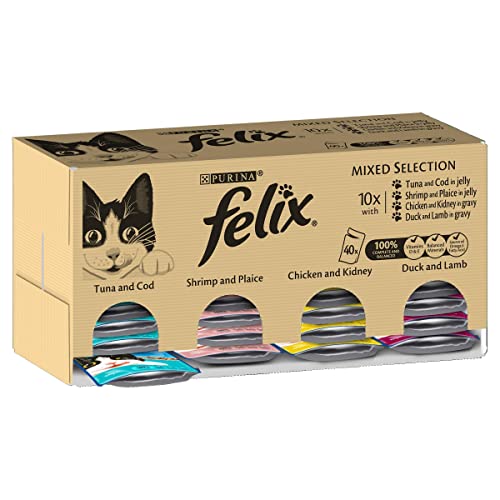 Felix Original 7+ Variety in Jelly Cat Food