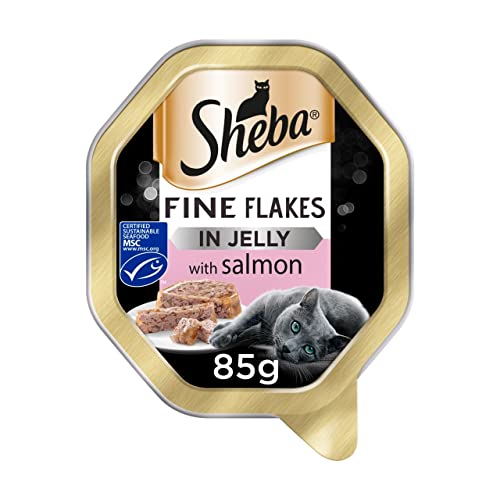Sheba Fine Flakes Poultry Collection in Jelly 40 Pouches, Adult Wet Cat Food