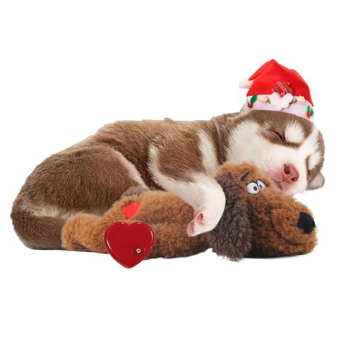 ALL FOR PAWS Heartbeat Dog Toy for Puppy,Snuggle Dog Behavioral Sleep Aid Puppy Toys, Pacifier Calming Behavioral Aid Plush Toy for Dogs