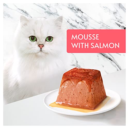 Gourmet Wet Cat Food Pouches in Gravy - Perle Chef's Collection 40 x 85g - Mix of Fish, Lamb, Duck, Turkey, Pet Food - Wet - Bulk Food, Cat Wet Food suitable for Adult and Senior Cats