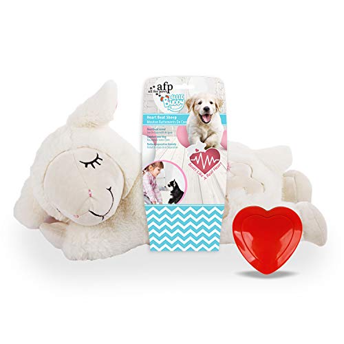 ALL FOR PAWS Heartbeat Dog Toy for Puppy,Snuggle Dog Behavioral Sleep Aid Puppy Toys, Pacifier Calming Behavioral Aid Plush Toy for Dogs