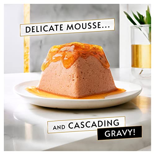 Gourmet Wet Cat Food Pouches in Gravy - Perle Chef's Collection 40 x 85g - Mix of Fish, Lamb, Duck, Turkey, Pet Food - Wet - Bulk Food, Cat Wet Food suitable for Adult and Senior Cats