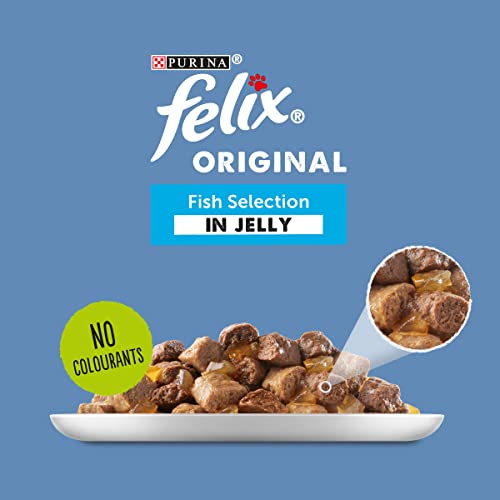 Felix Original 7+ Variety in Jelly Cat Food