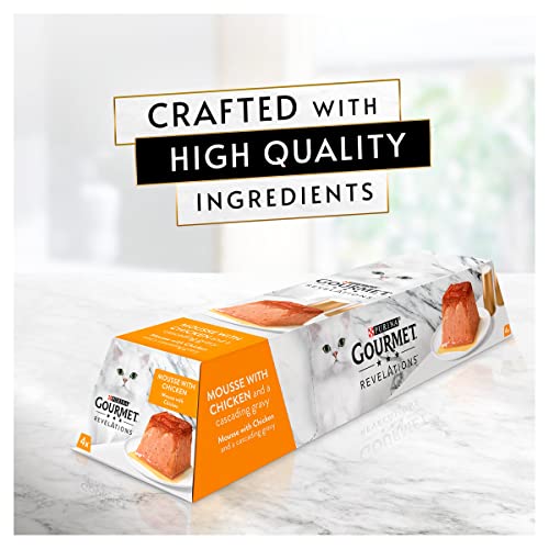Gourmet Wet Cat Food Pouches in Gravy - Perle Chef's Collection 40 x 85g - Mix of Fish, Lamb, Duck, Turkey, Pet Food - Wet - Bulk Food, Cat Wet Food suitable for Adult and Senior Cats