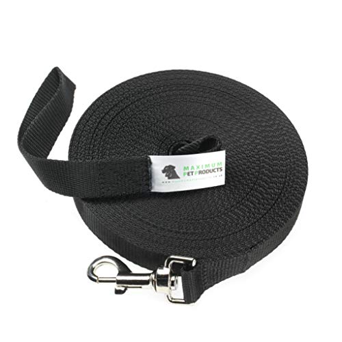 Maximum Pet Products 65ft 20M Dog & Horse Training Lunge Lead. 25mm - 1" Wide. Very Strong
