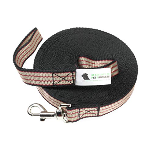 Maximum Pet Products 65ft 20M Dog & Horse Training Lunge Lead. 25mm - 1" Wide. Very Strong