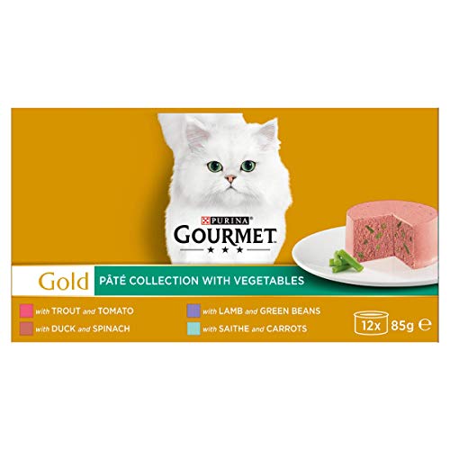 Gourmet Wet Cat Food Pouches in Gravy - Perle Chef's Collection 40 x 85g - Mix of Fish, Lamb, Duck, Turkey, Pet Food - Wet - Bulk Food, Cat Wet Food suitable for Adult and Senior Cats