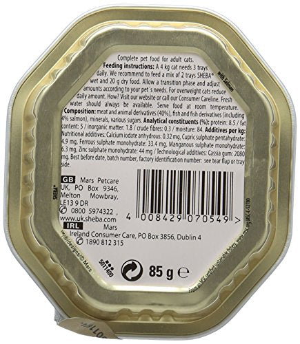 Sheba Fine Flakes Poultry Collection in Jelly 40 Pouches, Adult Wet Cat Food