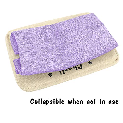 PET ARTIST Personalized Dog Toy Bin for Dog Toys Accessories - Foldable Dog Toy Basket Storage Box for Pet Toys,Dog Coat