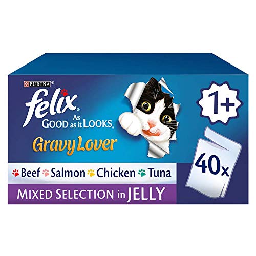 Felix Original 7+ Variety in Jelly Cat Food