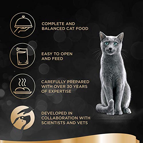 Sheba Fine Flakes Poultry Collection in Jelly 40 Pouches, Adult Wet Cat Food