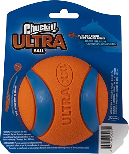 ChuckIt! Ultra Ball Dog Toy, Durable High Bounce Floating Rubber Dog Ball, Launcher Compatible Toy For Dogs
