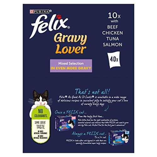 Felix Original 7+ Variety in Jelly Cat Food