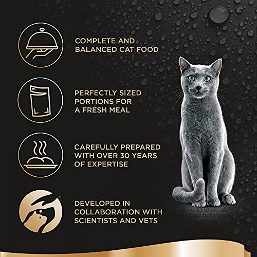 Sheba Fine Flakes Poultry Collection in Jelly 40 Pouches, Adult Wet Cat Food
