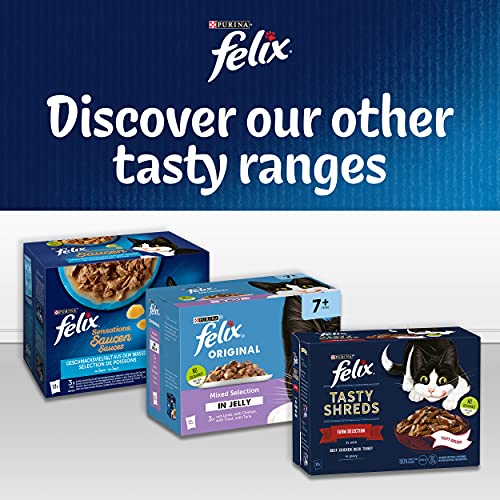 Felix Original 7+ Variety in Jelly Cat Food