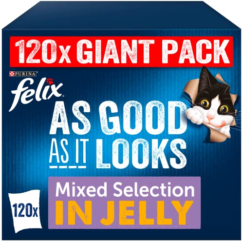 Felix Original 7+ Variety in Jelly Cat Food
