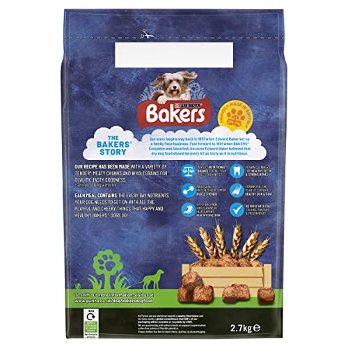 Bakers Adult Dry Dog Food Beef and Veg
