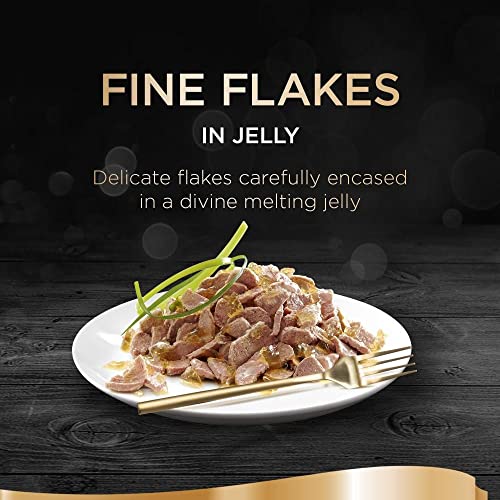 Sheba Fine Flakes Poultry Collection in Jelly 40 Pouches, Adult Wet Cat Food