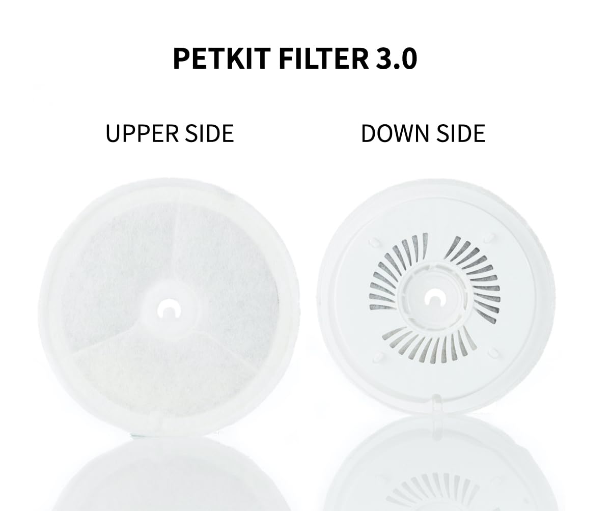 PETKIT Upgraded Filter Units 3.0 for PETKIT Pet Water Fountains Eversweet 2S/3/3 Pro,Eversweet Solo/Solo SE Replacement Filters (5pcs)
