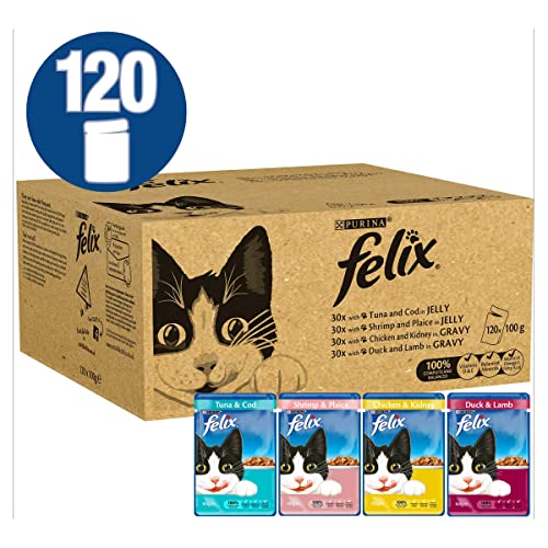 Felix Original 7+ Variety in Jelly Cat Food