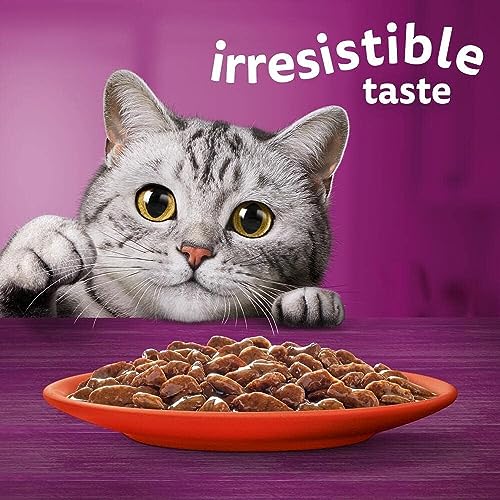 Whiskas 1+ Adult Mixed Selection in Jelly 84 Pouches, Adult Wet Cat Food, Megapack
