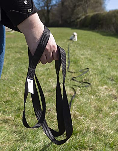 Maximum Pet Products 65ft 20M Dog & Horse Training Lunge Lead. 25mm - 1" Wide. Very Strong