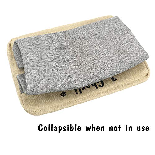 PET ARTIST Personalized Dog Toy Bin for Dog Toys Accessories - Foldable Dog Toy Basket Storage Box for Pet Toys,Dog Coat