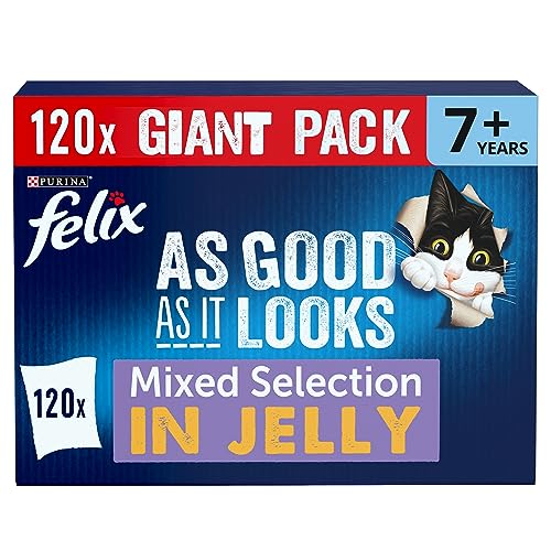 Felix Original 7+ Variety in Jelly Cat Food