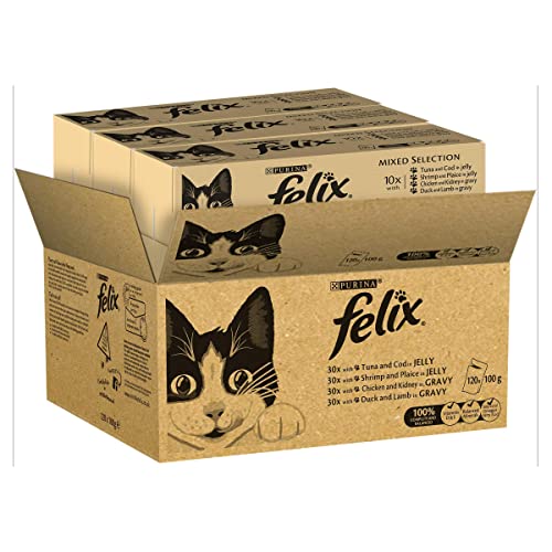 Felix Original 7+ Variety in Jelly Cat Food
