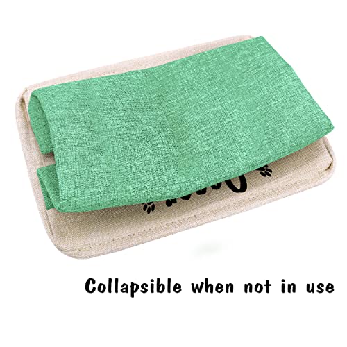 PET ARTIST Personalized Dog Toy Bin for Dog Toys Accessories - Foldable Dog Toy Basket Storage Box for Pet Toys,Dog Coat