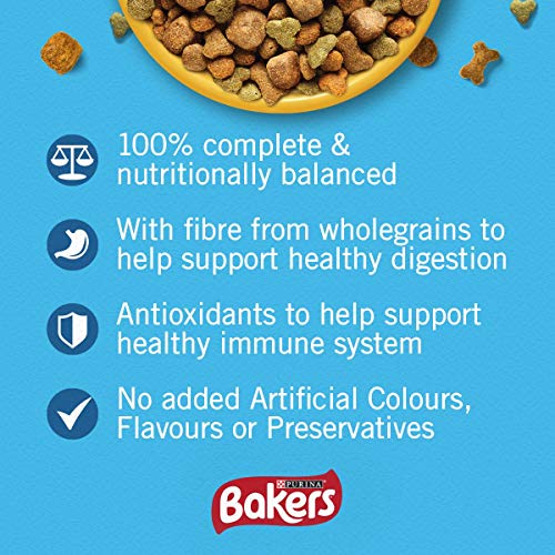 Bakers Adult Dry Dog Food Beef and Veg