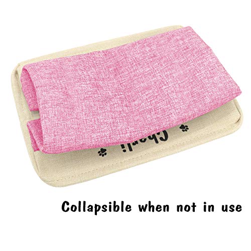 PET ARTIST Personalized Dog Toy Bin for Dog Toys Accessories - Foldable Dog Toy Basket Storage Box for Pet Toys,Dog Coat