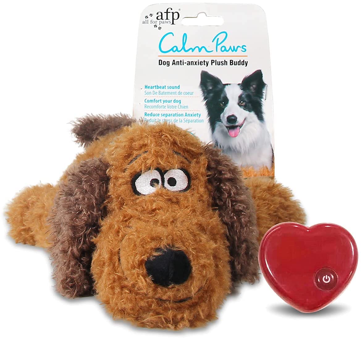 ALL FOR PAWS Little Buddy Heart Beat Sheep, Puppy Toy With Heartbeat Dog Training Toy For Separation Anxiety Relief Behavioral Aid For Pets