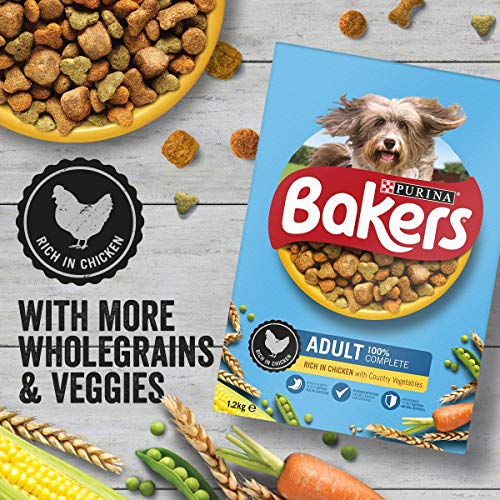 Bakers Adult Dry Dog Food Beef and Veg
