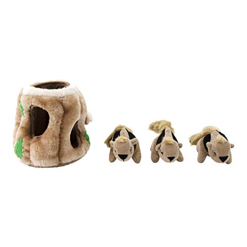 Outward Hound Hide A Squirrel Plush Dog Toy Puzzle