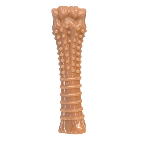 Nylabone Dura Chew Extreme Tough Dog Chew Toy Bone, Bacon Flavour, XS, for Dogs Up to 7 kg