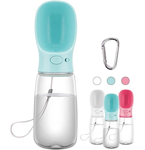 COTOP Portable Dog Water Bottle, 350/550ml Dog Walking Travel Bottle Puppy Water Leak Proof Drinking Dispenser Food Grade Dog Hot Water Drink Bottle , Pet Outdoor Drinking Cup Dog Gift