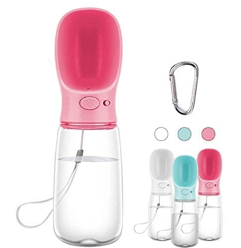 COTOP Portable Dog Water Bottle, 350/550ml Dog Walking Travel Bottle Puppy Water Leak Proof Drinking Dispenser Food Grade Dog Hot Water Drink Bottle , Pet Outdoor Drinking Cup Dog Gift