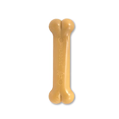 Nylabone Dura Chew Extreme Tough Dog Chew Toy Bone, Bacon Flavour, XS, for Dogs Up to 7 kg