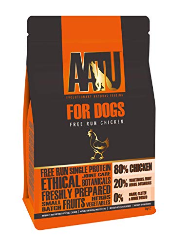 AATU 80/20 Dry Dog Food, Salmon, High Protein, Grain Free Recipe, No Artificial Ingredients