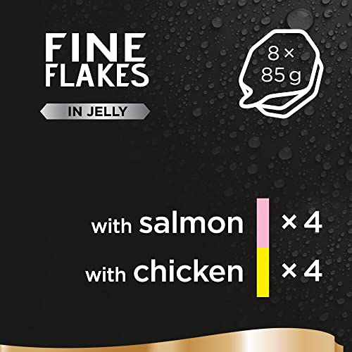 Sheba Fine Flakes Poultry Collection in Jelly 40 Pouches, Adult Wet Cat Food