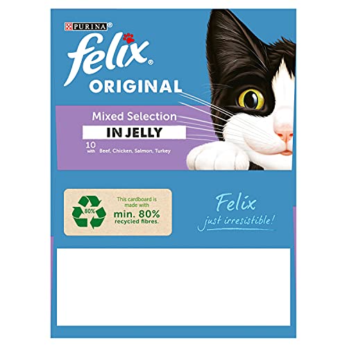 Felix Original 7+ Variety in Jelly Cat Food