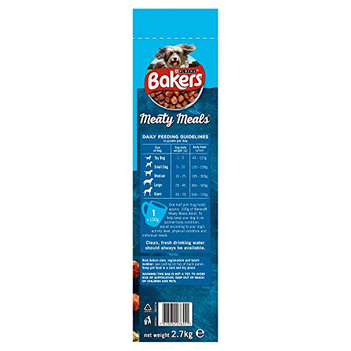 Bakers Adult Dry Dog Food Beef and Veg