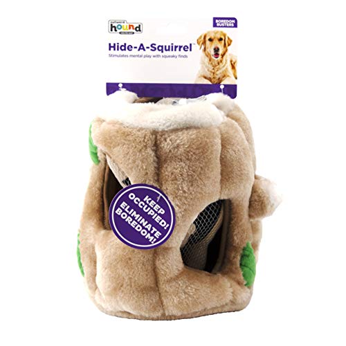 Outward Hound Hide A Squirrel Plush Dog Toy Puzzle