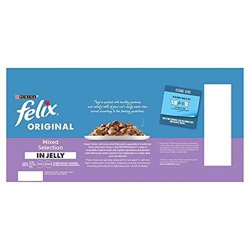 Felix Original 7+ Variety in Jelly Cat Food