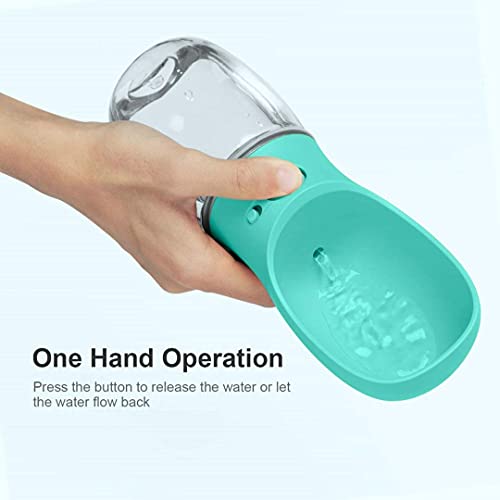 COTOP Portable Dog Water Bottle, 350/550ml Dog Walking Travel Bottle Puppy Water Leak Proof Drinking Dispenser Food Grade Dog Hot Water Drink Bottle , Pet Outdoor Drinking Cup Dog Gift